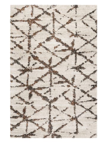 ESPRIT Hochflor-Teppich "Ronja" in Creme/ Braun
