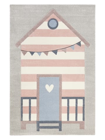 ESPRIT Kurzflor-Teppich "Sea Castle" in Grau/ Rosa
