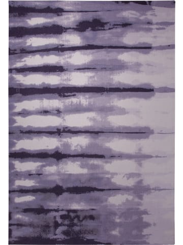 ESPRIT Kurzflor-Teppich ''Seismograph'' in Dunkelblau/ Weiß