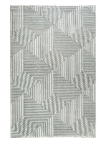 ESPRIT Kurzflor-Teppich "Velvet Groove" in Grau/ Mint