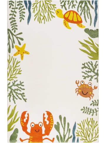 ESPRIT Kurzflor-Teppich "Waterworld" in Beige/ Orange/ Grün