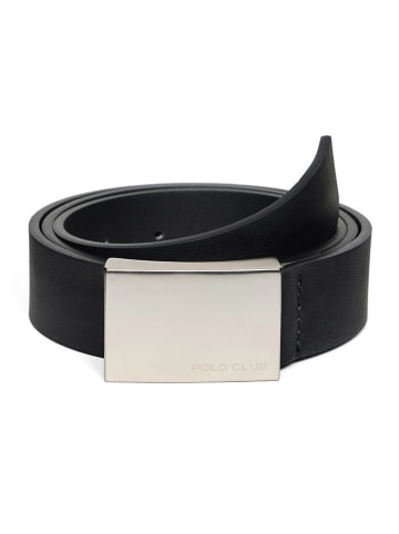 Polo Club Leren riem zwart