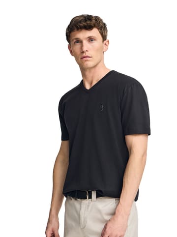 Polo Club Shirt in Schwarz