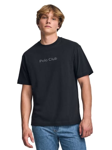 Polo Club Shirt in Schwarz