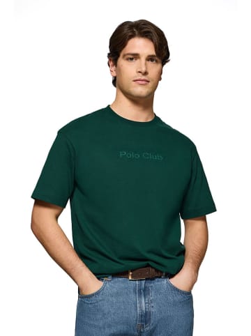 Polo Club Shirt in Dunkelgrün