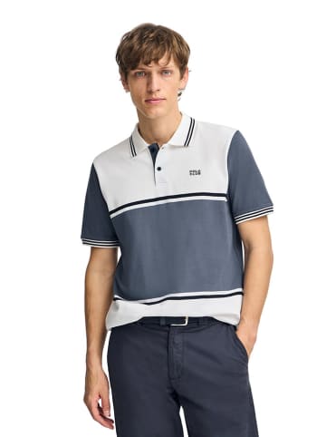 Polo Club Poloshirt blauw/wit