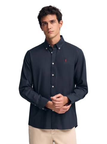 Polo Club Blouse - regular fit - donkerblauw