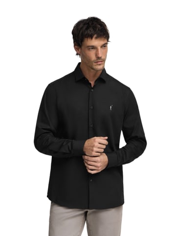 Polo Club Koszula - Slim fit - w kolorze czarnym