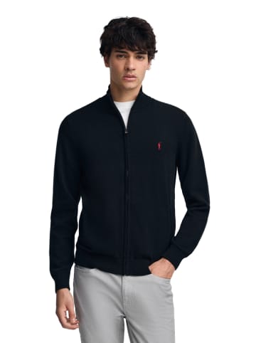 Polo Club Cardigan in Dunkelblau