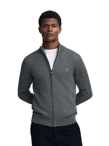 Polo Club Cardigan in Grau