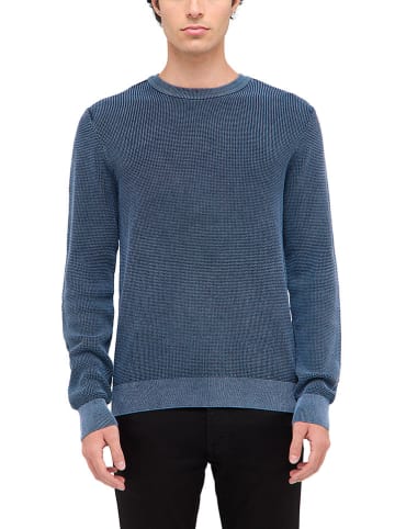 Mustang Sweter w kolorze granatowym