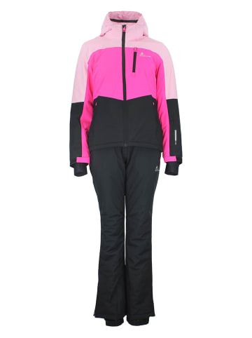 Peak Mountain 2-delige ski-/snowboardoutfit "Abiola" zwart/roze