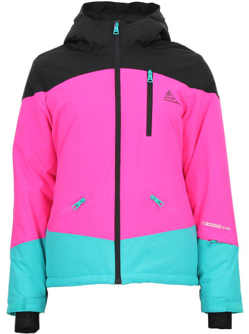 Peak Mountain 2-delige ski-/snowboardoutfit "Acorse" roze/blauw/zwart