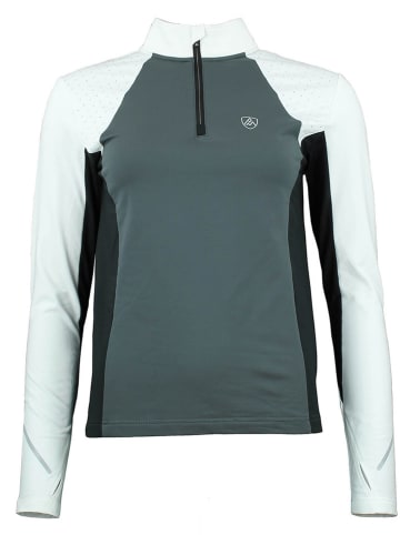 Peak Mountain Functioneel shirt "Aflint" wit/grijs