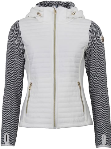 Peak Mountain Fleece vest "Andomo" wit/grijs