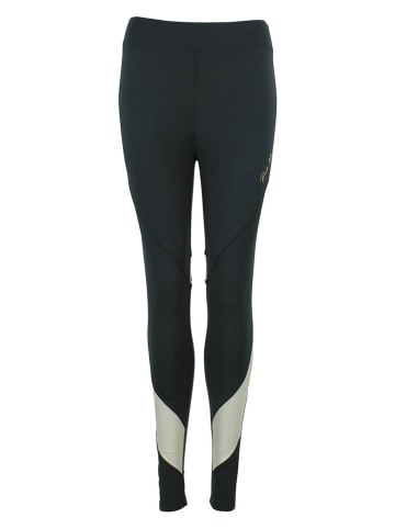 Peak Mountain Legginsy sportowe "Athlete" w kolorze czarnym