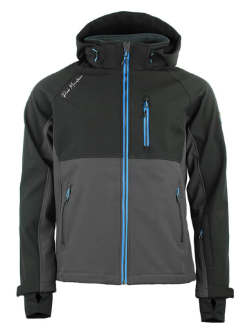 Peak Mountain Softshelljacke "Cametis" in Schwarz/ Grau