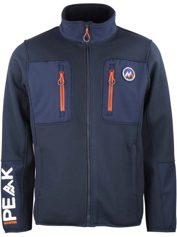 Peak Mountain Fleece vest "Candy" donkerblauw