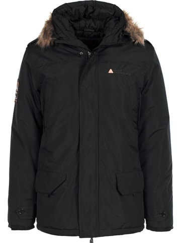 Peak Mountain Parka "Capeak" in Schwarz