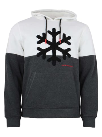 Peak Mountain Hoodie in Anthrazit/ Weiß