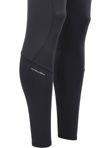 Peak Mountain Trainingsleggings "Carneton" in Schwarz