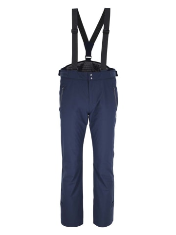 Peak Mountain Softshellowe spodnie narciarskie "Catoza" w kolorze granatowym