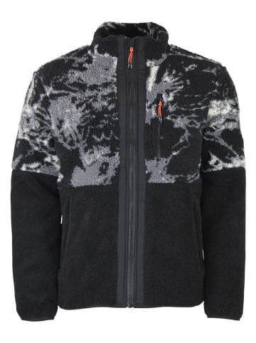 Peak Mountain Fleece vest "Cefran" zwart/grijs