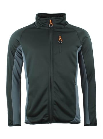 Peak Mountain Fleece vest "Cemon" zwart/grijs