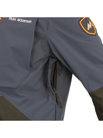 Peak Mountain Kurtka narciarska "Cesna" w kolorze niebiesko-szarym