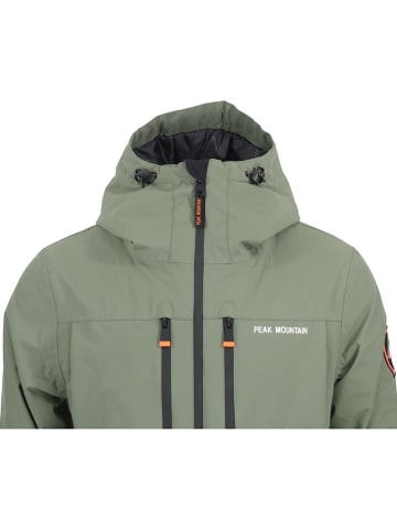 Peak Mountain Ski-/ Snowboardjacke "Cesna" in Khaki/ Schwarz
