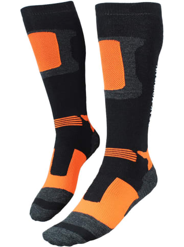 Peak Mountain Ski-/ Snowboardsocken "Chocks" in Schwarz/ Orange