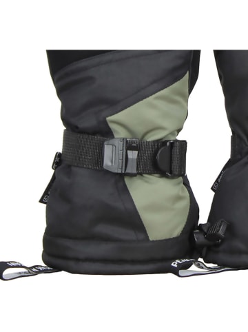 Peak Mountain Ski-/snowboardvingerhandschoenen "Mister" zwart/kaki