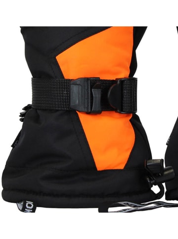 Peak Mountain Ski-/snowboardvingerhandschoenen "Mister" zwart/oranje
