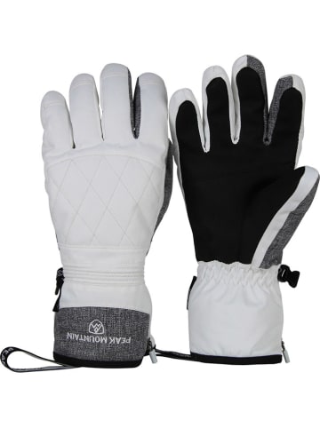 Peak Mountain Rękawiczki narciarskie "Montblanc" w kolorze białym