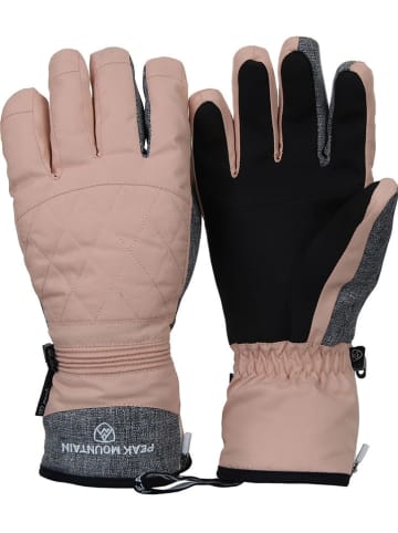 Peak Mountain Rękawiczki narciarskie "Montblanc" w kolorze jasnoróżowym