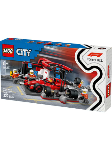 LEGO LEGO® City Formula 1: F1® Boxenstopp mit Boxencrew und Ferrari Flitzer - ab 6 Jahren