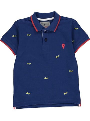 Peak Mountain Koszulka polo w kolorze granatowym