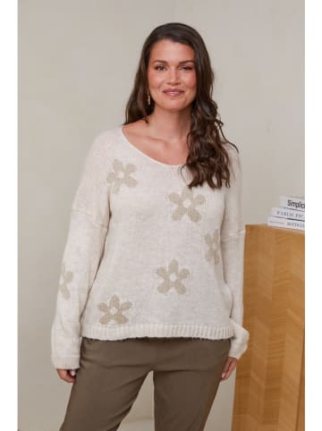 Curvy Lady Pullover in Beige