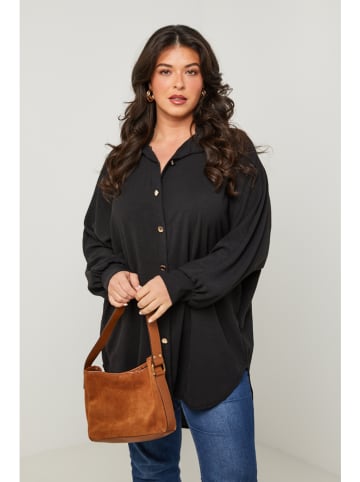 Curvy Lady Hemd in Schwarz