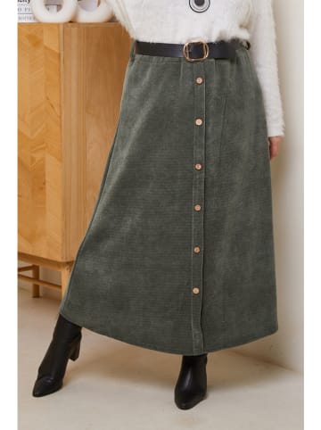 Curvy Lady Spódnica w kolorze khaki