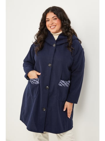 Curvy Lady Übergangsjacke in Dunkelblau