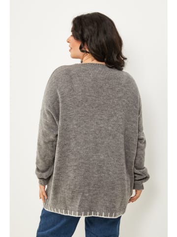 Curvy Lady Trui grijs