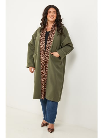 Curvy Lady Płaszcz przejściowy w kolorze khaki