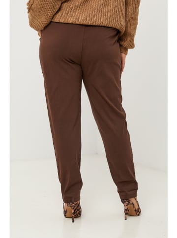 Curvy Lady Broek bruin