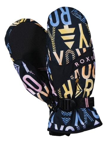 Roxy Rękawiczki funkcyjne "Jetty" w kolorze niebiesko-żółto-czarnym