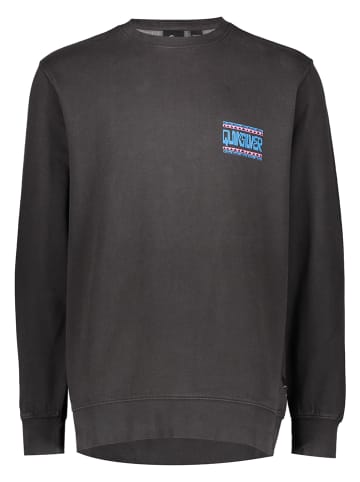 Quicksilver Sweatshirt "Neon Slab" in Anthrazit