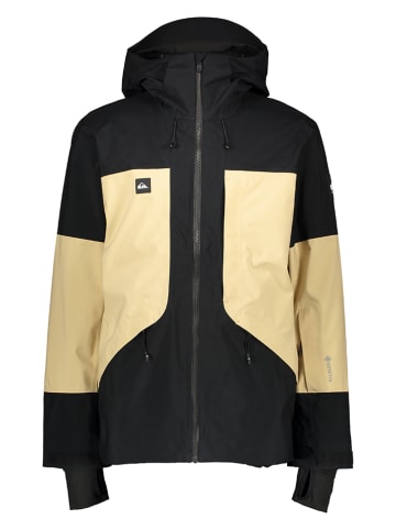 Quicksilver Kurtka narciarska "Forever Stretch" w kolorze czarno-żółtym