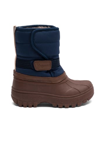 bisgaard Winterlaarzen ''Pacson'' lichtbruin/donkerblauw