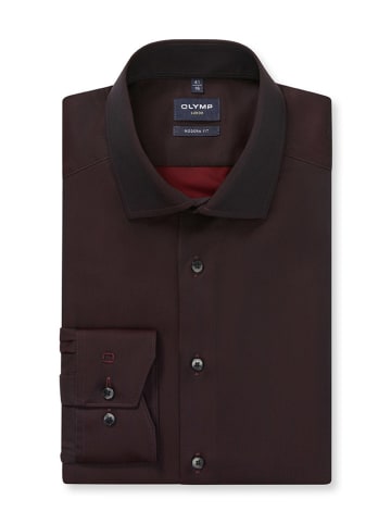 OLYMP Blouse "Luxor" - modern fit - bordeaux