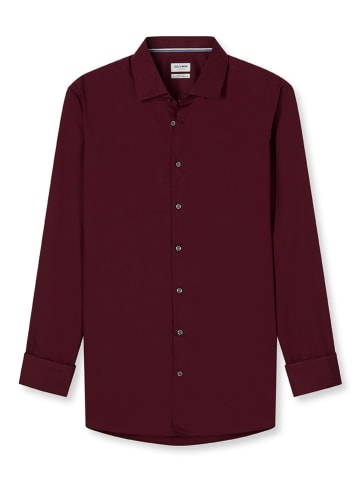 OLYMP Blouse "Level 5" - body fit - bordeaux